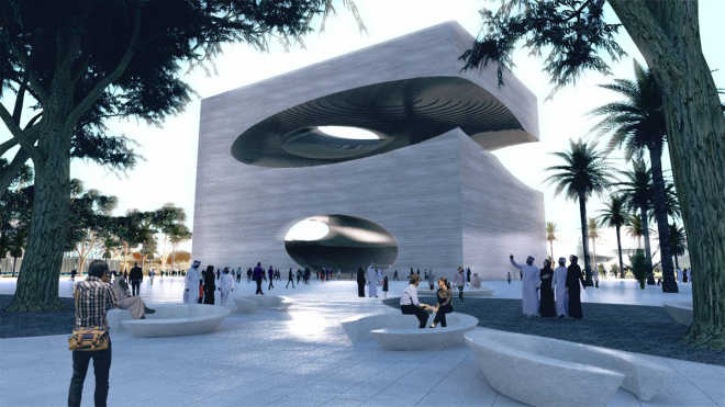 Исследуем гороподобный «Павильон эмпатии», предложенный Hweler + Yoon для Dubai Expo 2020