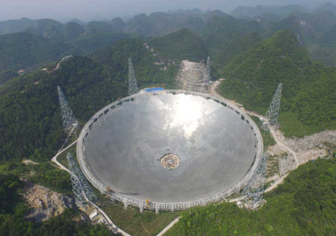 Китай готовится слушать Вселенную: самый мощный в мире радиотелескоп