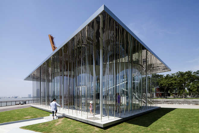 Павильон-облако по проекту Schmidt Hammer Lassen Architects готов принять посетителей в Шанхае