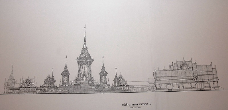 Правительство Таиланда обнародовало дизайн 50-метрового сооружения для королевского кремационного костра