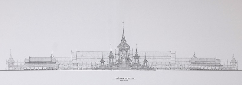 Правительство Таиланда обнародовало дизайн 50-метрового сооружения для королевского кремационного костра