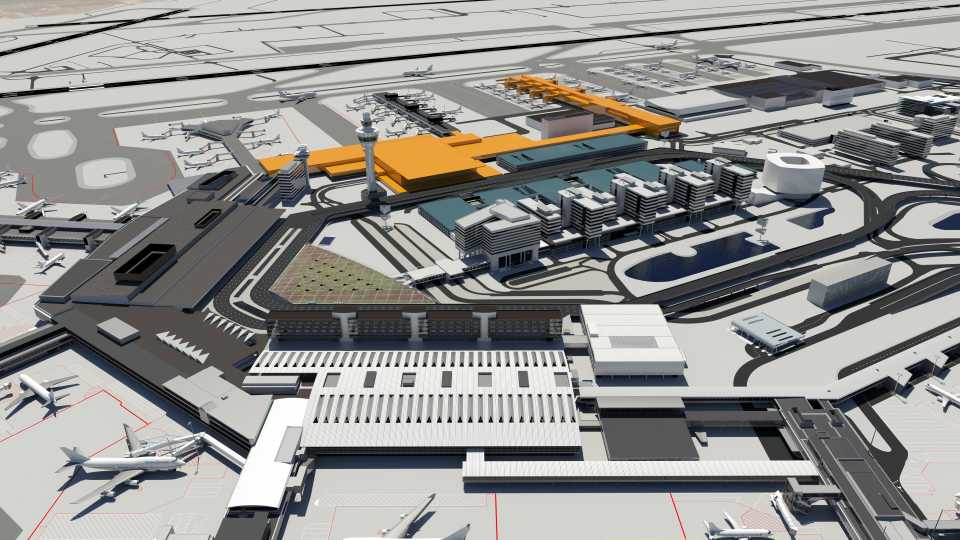 Расширение аэропорта Schiphol поручено Aecom