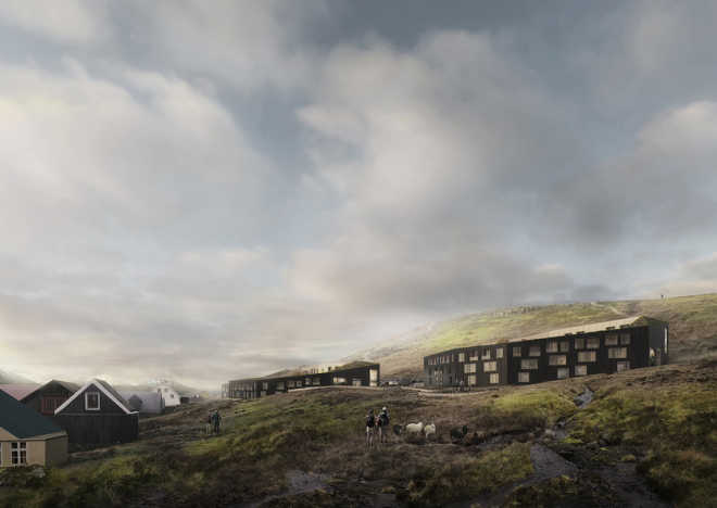 Шведская фирма проектирует экологическое поселение на Фарерских островах