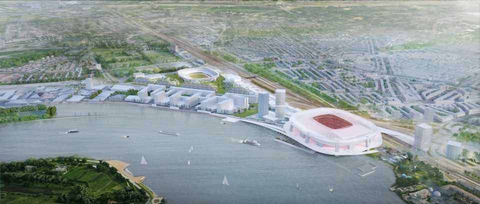 Созданный OMA план района Feyenoord City обещает преобразить южный Роттердам