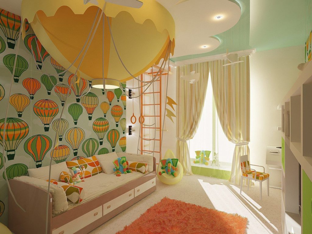 Как оформить дизайн детской комнаты