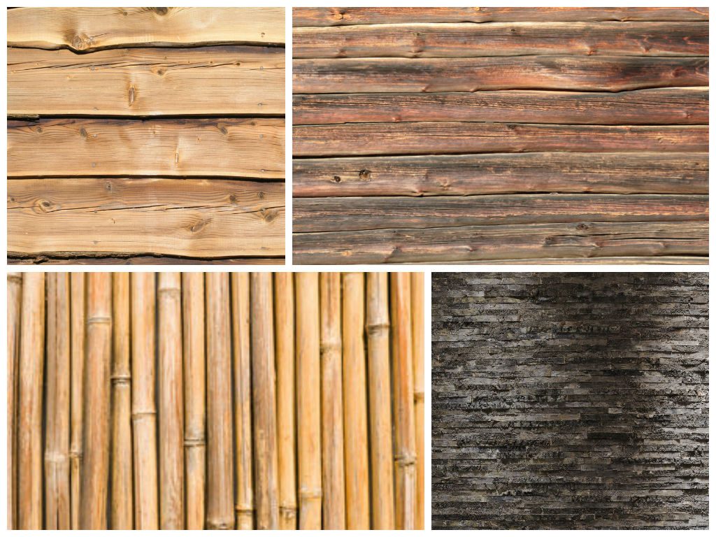 Имитация текстуры древесины и шероховатость шпона