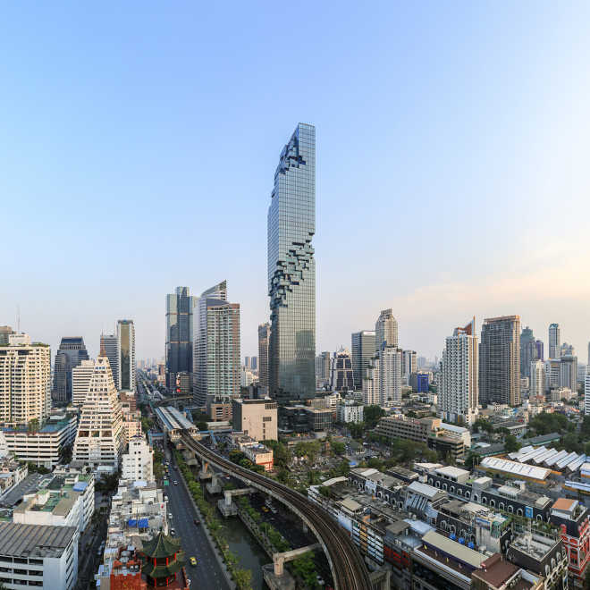 «Пиксельный» небоскреб немецкого архитектора стал самым высоким зданием в Таиланде