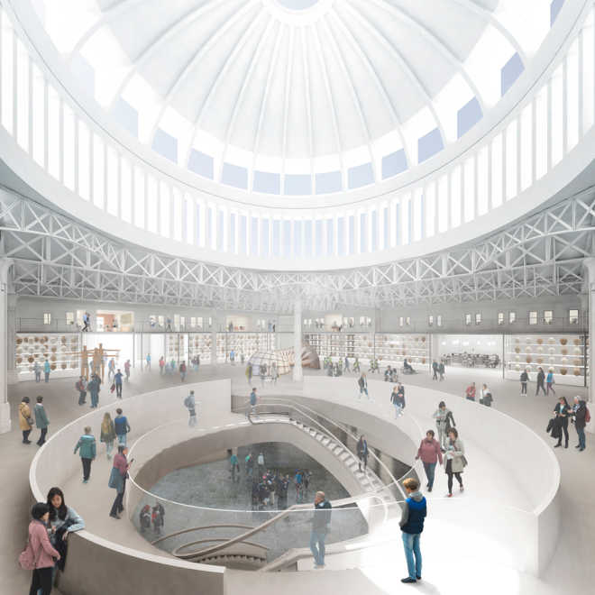 После реконструкции в Музее Лондона появятся спиральные подъемники и красивый купол