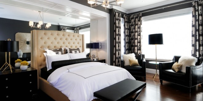 Brilliant Idea Luxury Bedroom Black White Chandelier For Comfortable Black And White Bedroom Design Ideas